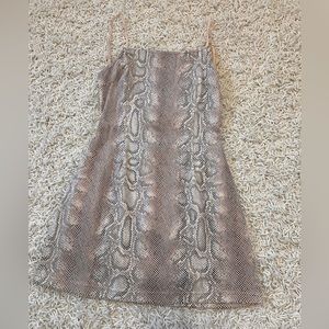 Urban outfitters snake skin dress.